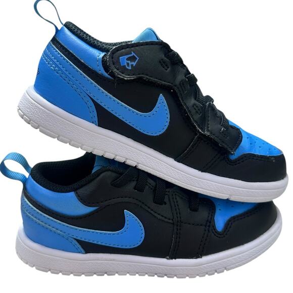 AIR JORDAN 1 RETRO LOW University Blue Kids 10C - Picture 1 of 9